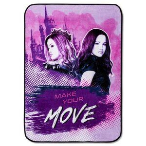 Disney Descendants 3 New Throw Blanket Mal Audrey Plush Gift Make Your Move SOFT
